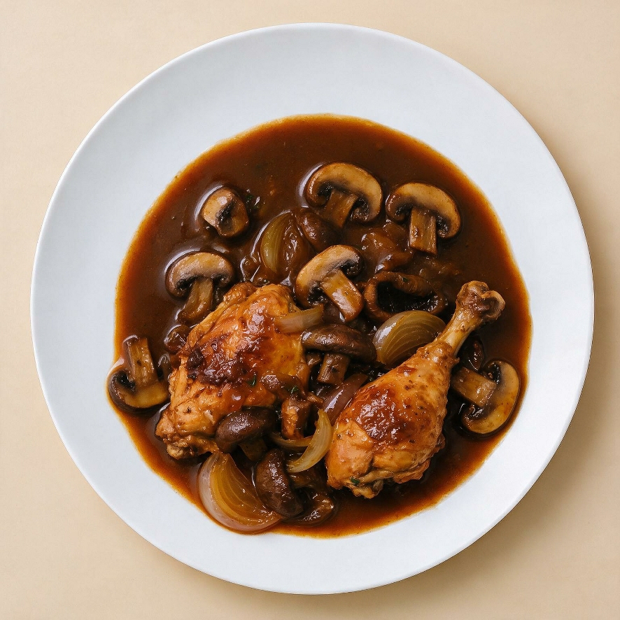 Coq au vin 2 pers