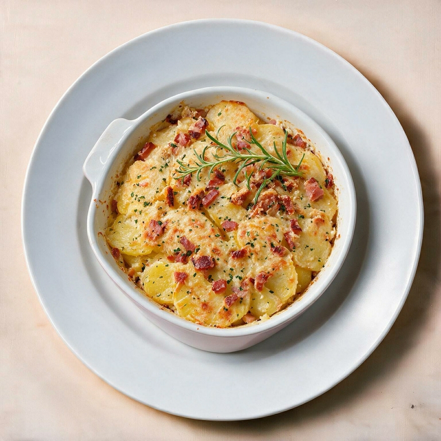 Aardappelgratin 2-pers